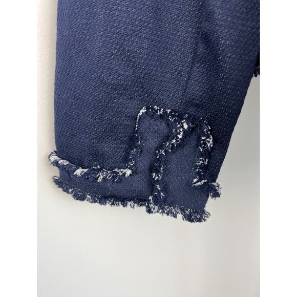 Chico's Sophisticated Sass Karinne Jacket Tonga Navy Medium - Picture 4 of 6